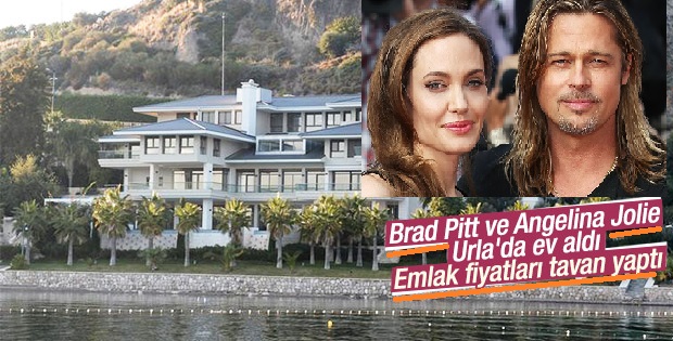 Brad Pitt And Angelina Jolie Urla Emlak yatırımı haberi